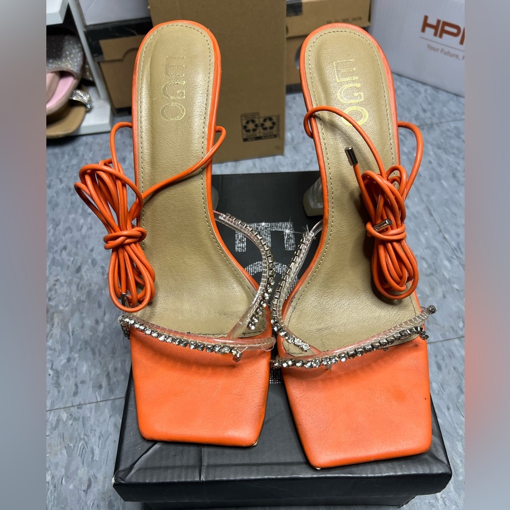 Orange Heel- Size UK 8/ US 10